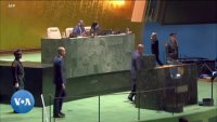ONU : Tshisekedi appelle Ã  un retrait "accÃ©lÃ©rÃ©" des Casques bleus
