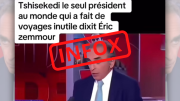 RDC: la vidéo d’Éric Zemmour critiquant Félix Tshisekedi est un deepfake